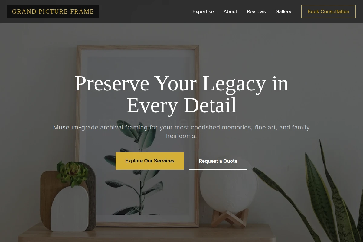 Grand Picture Frame